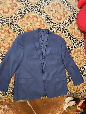 Ralph Lauren Men's Blue Two-Button Blazer - Classic Tailored Style